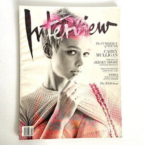 INTERVIEW MAGAZINE APRIL 2010 CARRIE MULLIGAN COVER